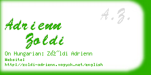 adrienn zoldi business card